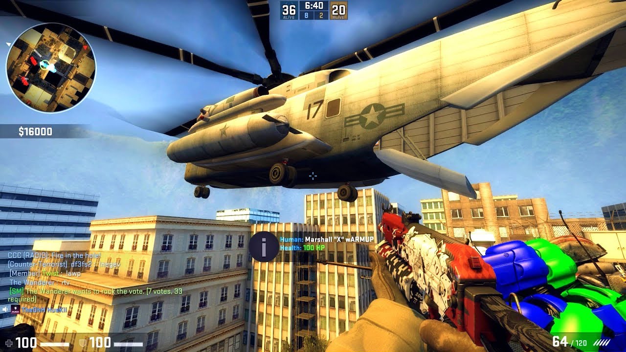 CS:GO - Zombie Escape mod - ze_greencity_fix - GFL
