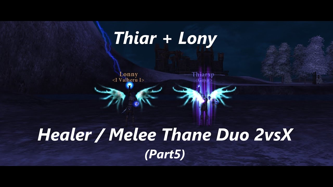 DAoC Eden Season 2 2024 - Healer PoV Thiar Lony Duo Healer/Thane (Melee) 2vsX (Part 5)