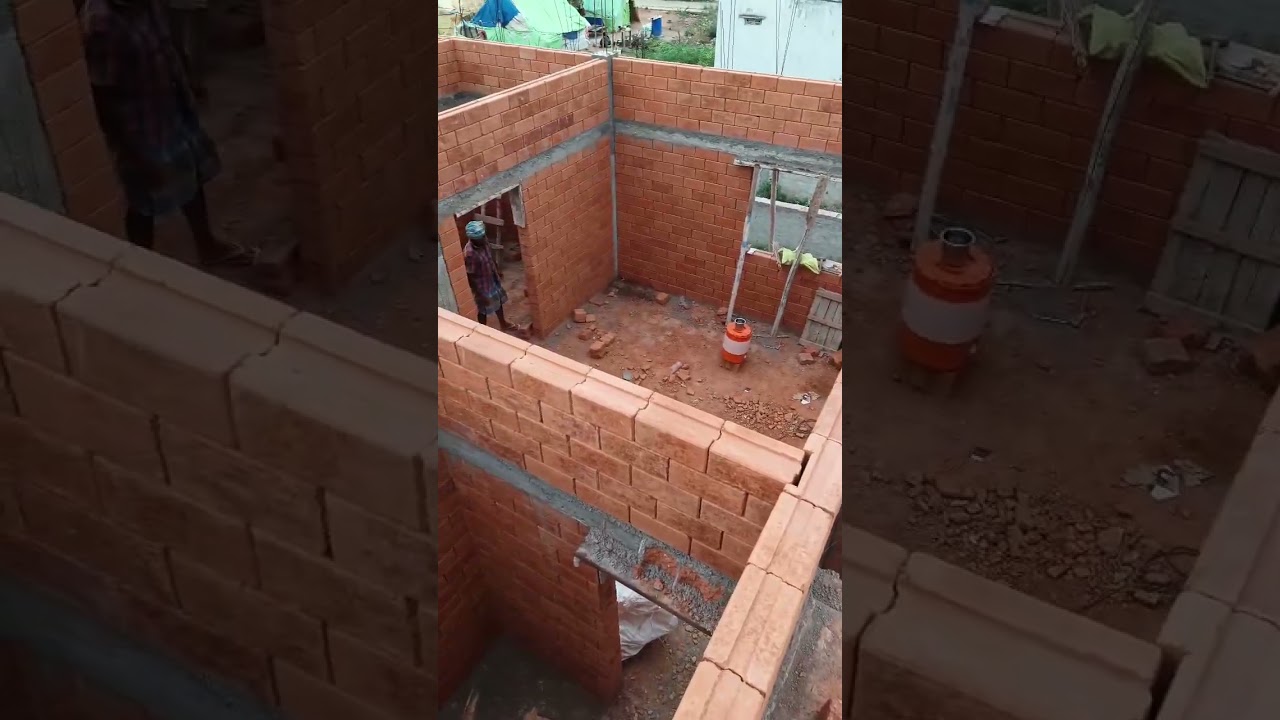 Mud interlocking bricks #Eco friendly house