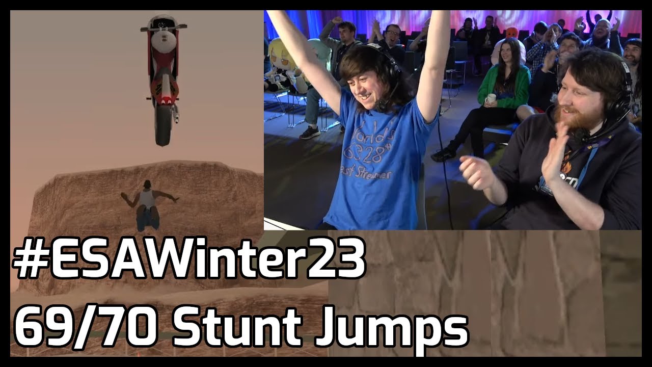 GTA:SA 69/70 Stunt Jumps Speedrun #ESAWinter23