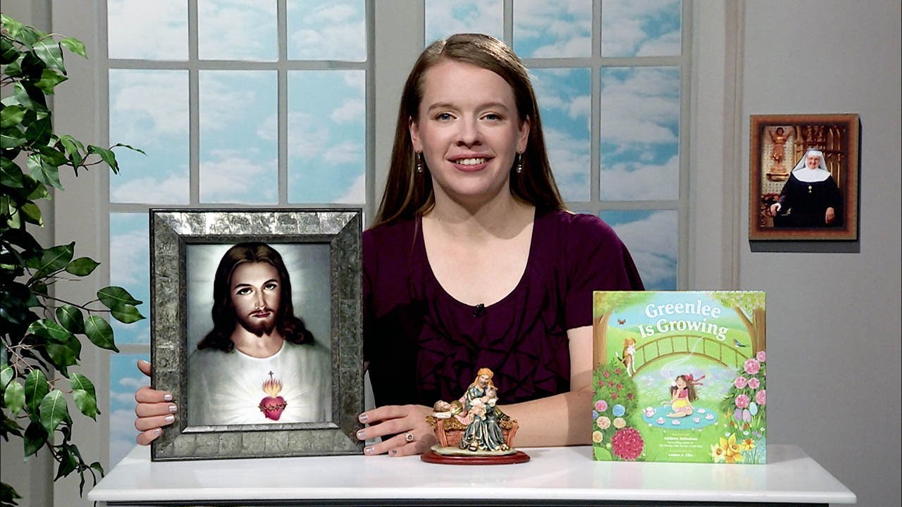 EWTN Religious Catalogue - 2023-06-19 - Sacred Heart of Jesus Green Mother of Pearl Framed Print