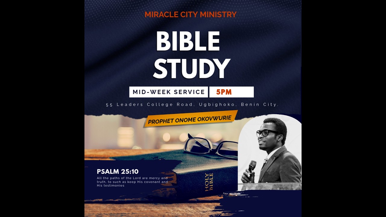 BIBLE STUDY With Prophet Onome Okovwurie  || 3rd March, 2026