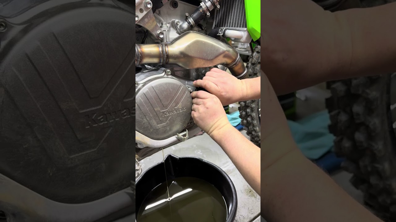 Kawasaki KX 450 Oil Change