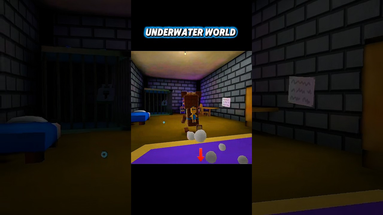 UNDERWATER WORLD ESCAPE 🌊 | Secret Room Adventure & Mystery Gameplay #superbearadventure #shorts