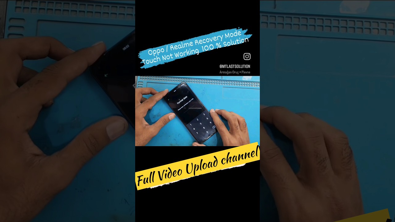Realme | Oppo Recovery Mode Touch Not Work #shorts
