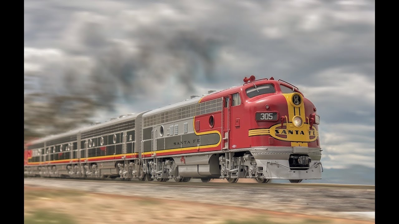 Santa Fe F7’s El Capitan by Sunset 3rd Rail O scale 2 rail