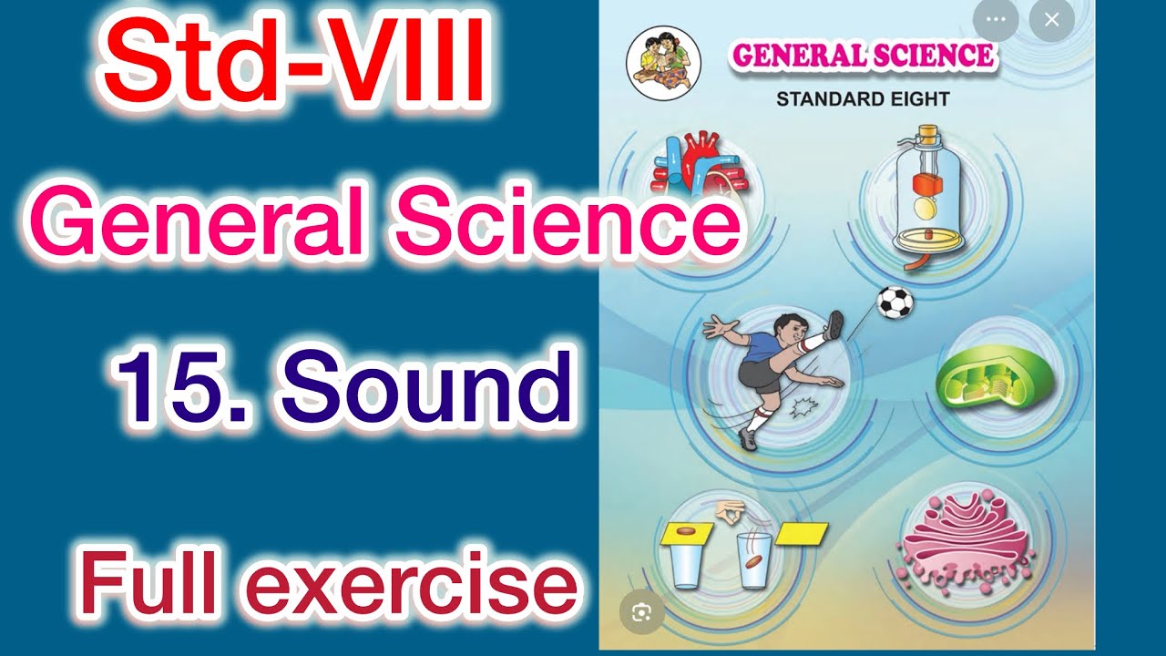 Sound – Class 8 Science Chapter 15 | Full Exercise Explained | Board Exam Ready