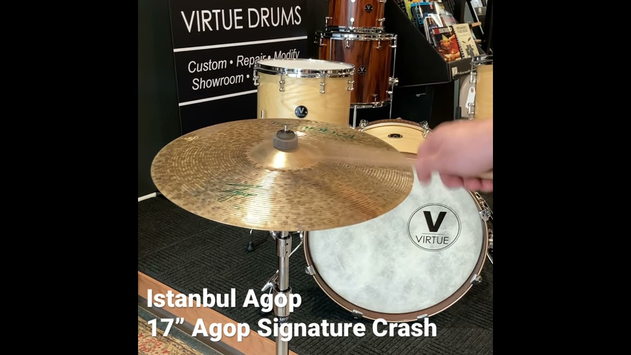 Istanbul Agop 17&rdquo; Agop Signature Crash Cymbal @ VIRTUE Drums (1070-grams)