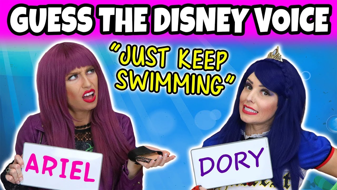 Guess the Disney Character Voice Challenge (Is it Ariel or Dory?) Totally TV