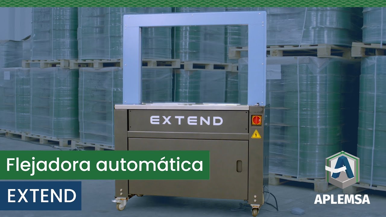 ⚙️📦 Conoce la FLEJADORA AUTOMÁTICA EXTEND | CARACTERÍSTICAS y la AUTOMATIZACIÓN de procesos