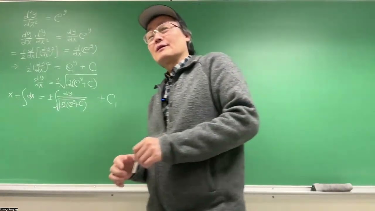 Arfken Section 7.2 Example of a Potential Type Ordinary Differential Equation