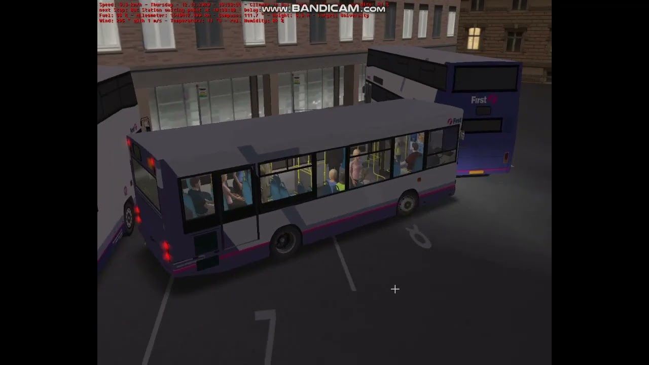 OMSI 2: Cotterell - Bus Station to Uni - Dennis Dart (Rush Hour, No Commentary)