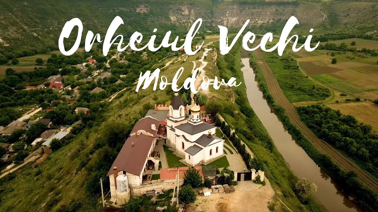 Orheiul Vechi, Moldova - drona
