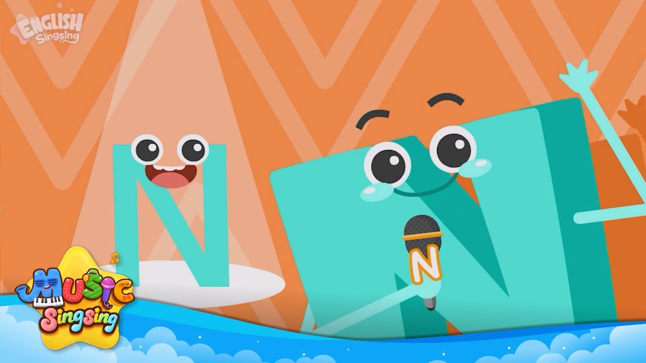 Phonics Song 'N' - English Song for Kids -  Phonics Song
