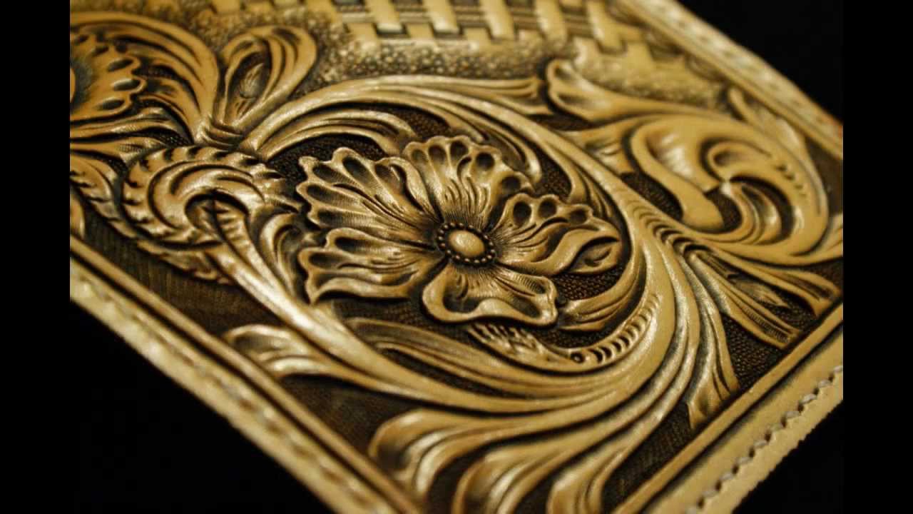 How to Leather Carving/Fire 手創鞄革工藝/設計/製作 唐草皮雕