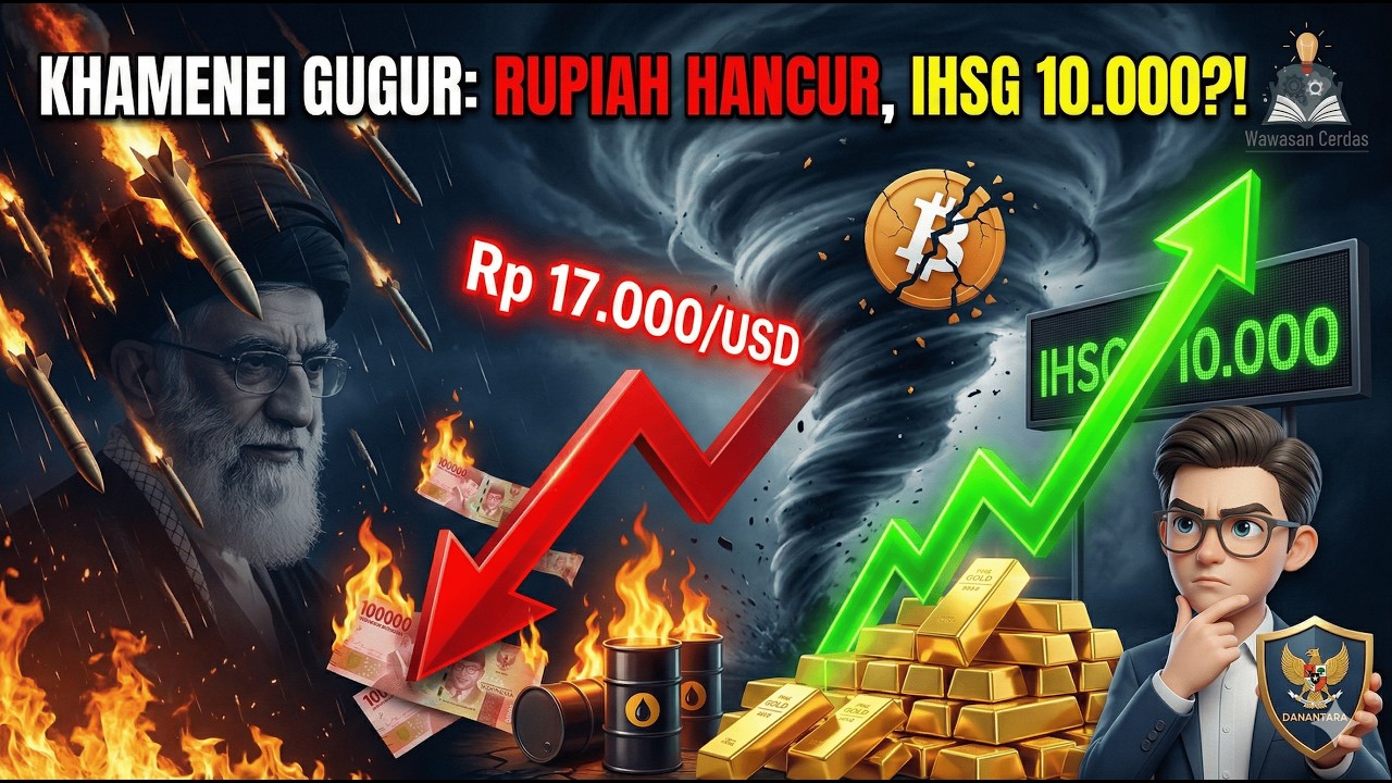 PERANG PECAH! Pemimpin Iran Tewas, IHSG Hancur atau Terbang ke 10.000? Ini Saham Pilihan 2026!