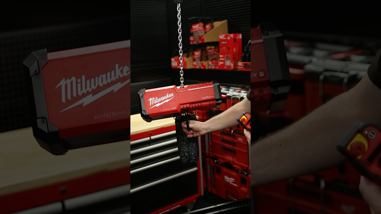 NEW Milwaukee M18 1 Ton Chain Hoist with ONE-KEY - What do you want to see it lift?