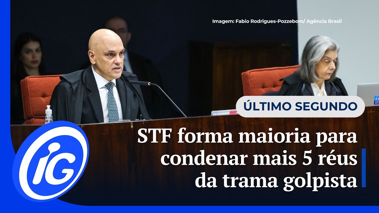 STF forma maioria para condenar mais 5 r&eacute;us da trama golpista