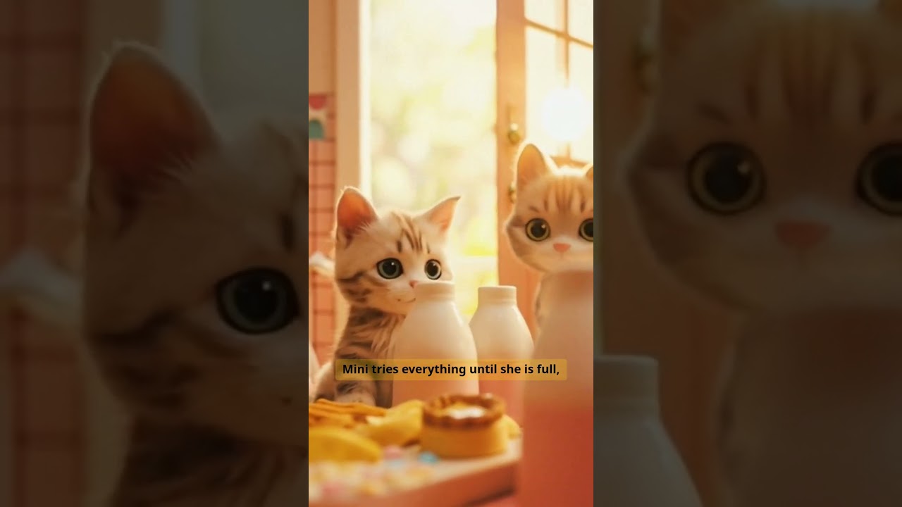 Mini Kitty&rsquo;s Big Little Adventures with Mama Cat&rdquo;) #dreamtimetales#chuyenketruocgiongủ