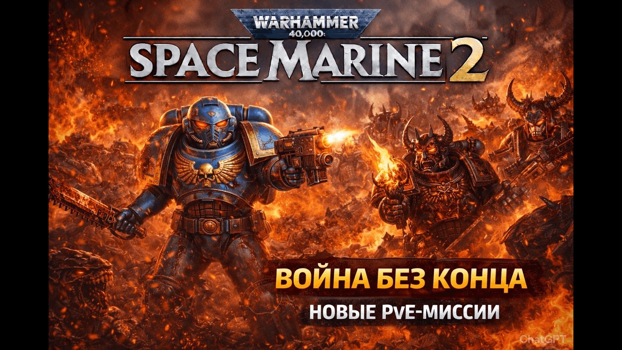Warhammer 40,000: Space Marine 2 — Война без конца | Новые PvE-миссии.