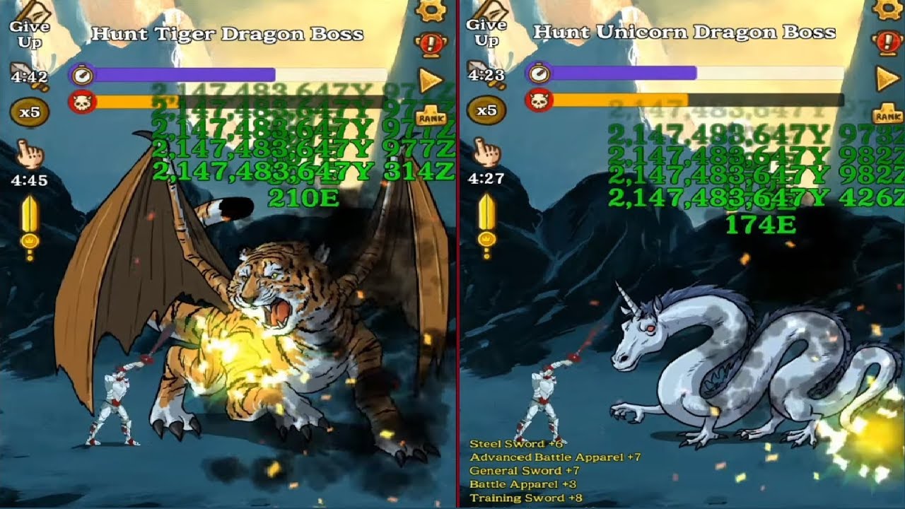 Monster Hunter Clicker - All Bosses [Max Level]