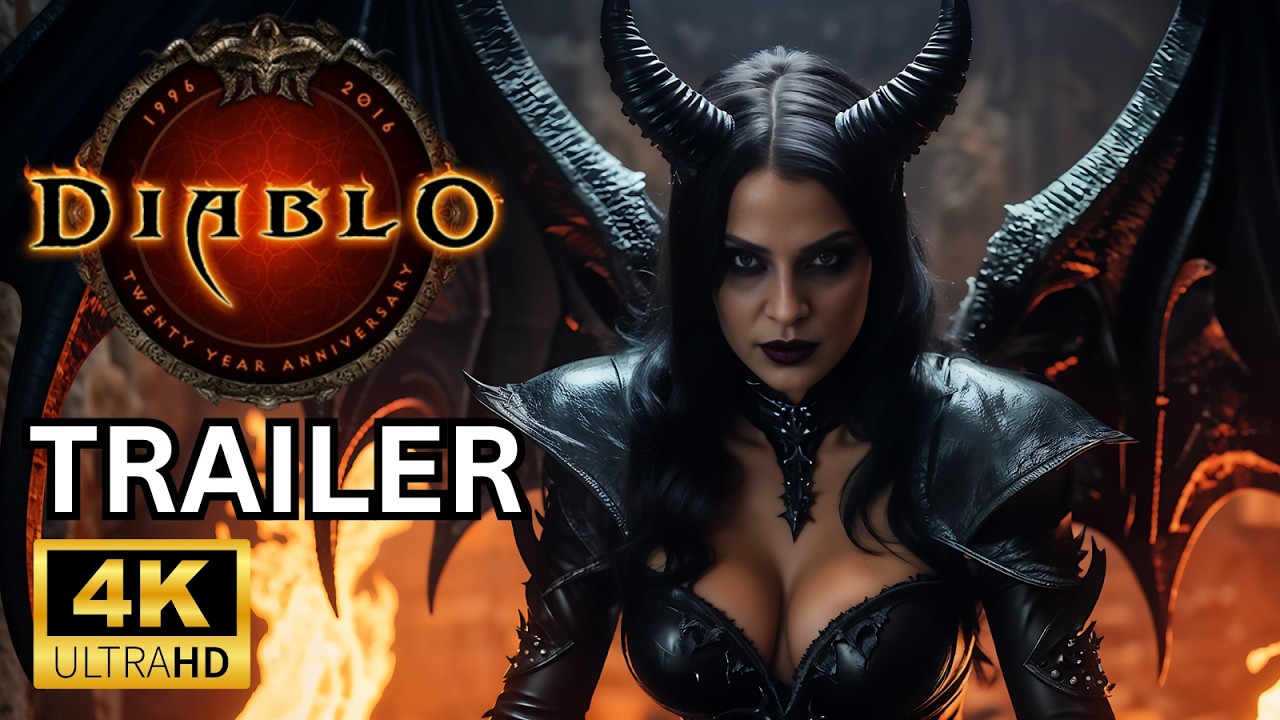 Эпическая история Diablo 1: рассказано за 10 минут Декардом Каином &mdash; концепция фильма с живыми ак...