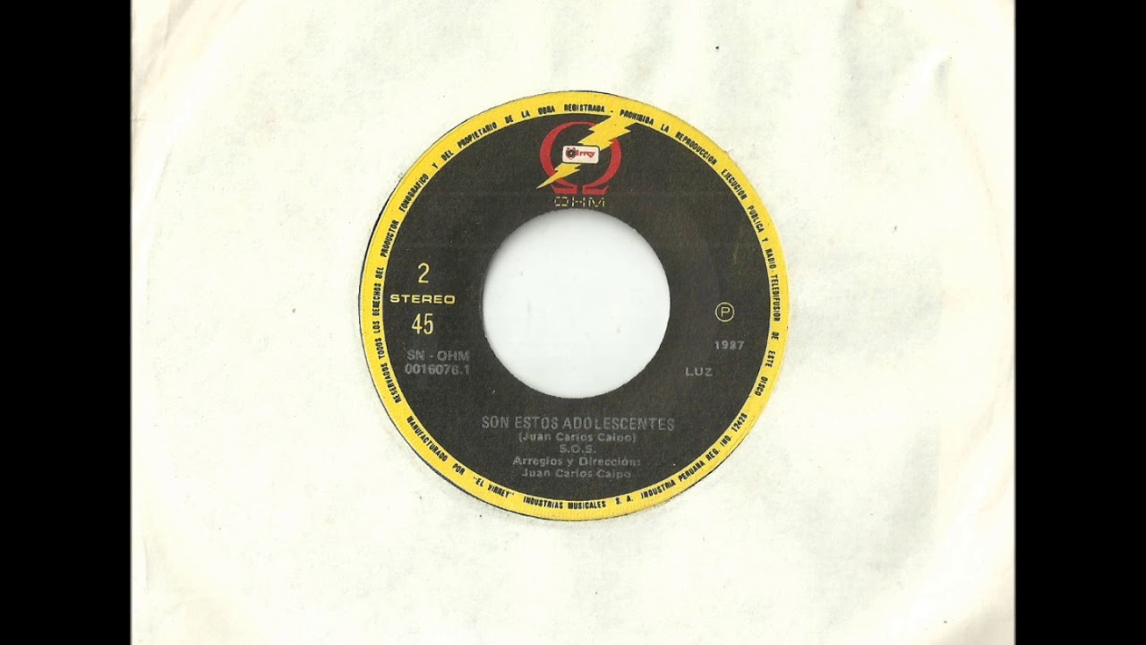 S.O.S.-SON ESTOS ADOLESCENTES (VERSIÓN 45RPM) (OHM,1987)
