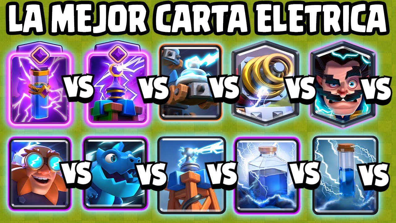 CUAL ES LA MEJOR CARTA ELECTRICA? | NUEVO ZAP EVOLUCIONADO | Clash Royale
