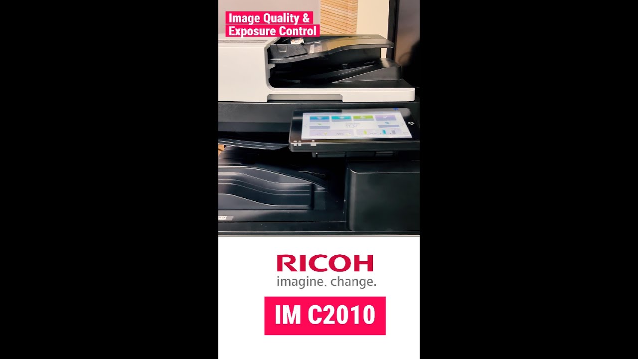 Ricoh IM C2010 Copy Features Part 2 | Image Quality & Exposure Control Tutorial