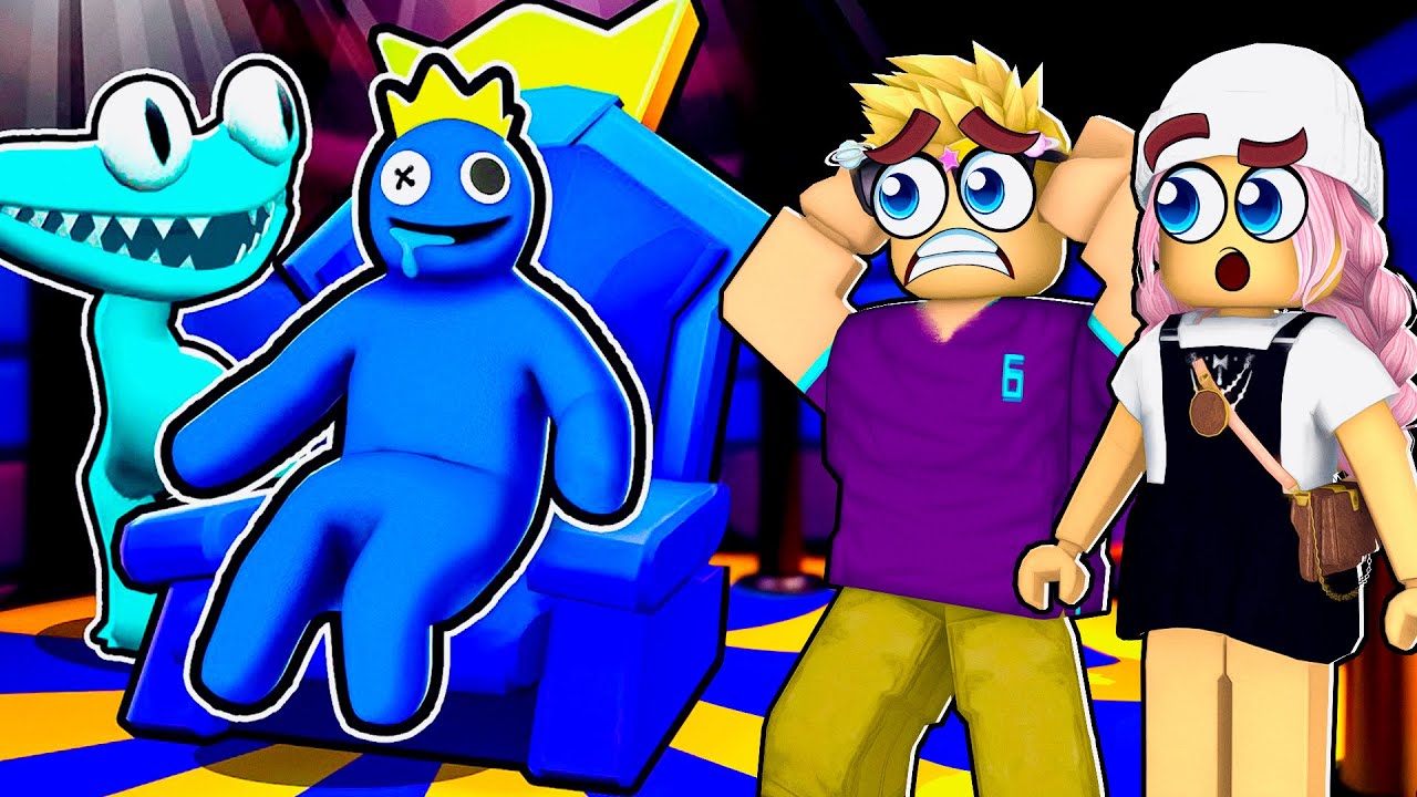 JE JOUE EN COUPLE A ROBLOX CHAPITRE 2 RAINBOW FRIENDS AVEC AHLLUCINATION !