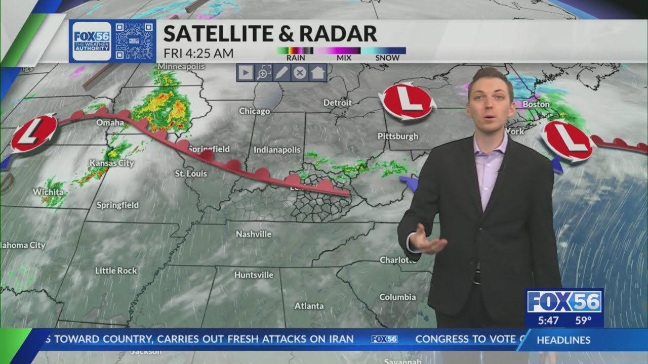 Kentucky weather forecast: 5:45 a.m. 3/6/26