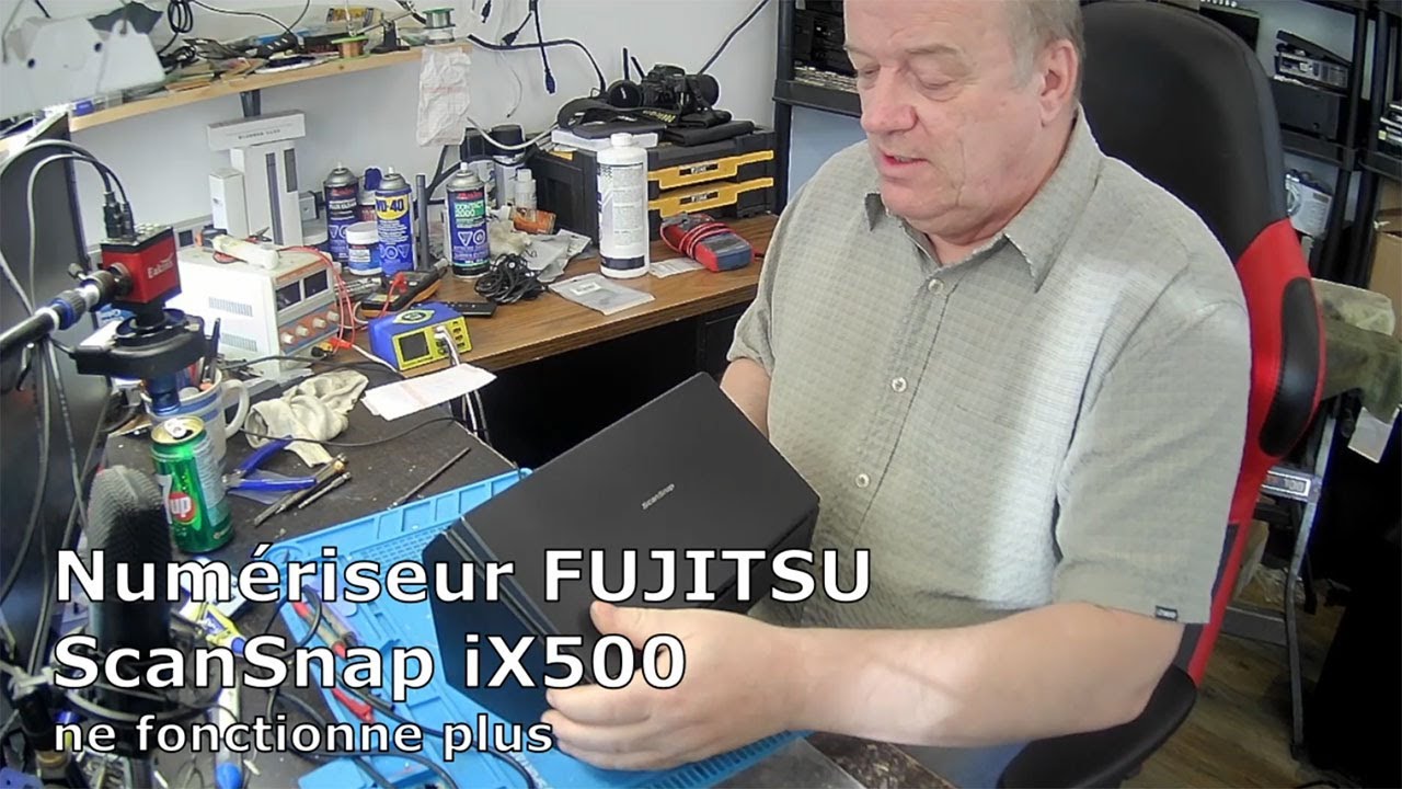 Numériseur FUJITSU ScanSnap iX500 | SJC Électronique