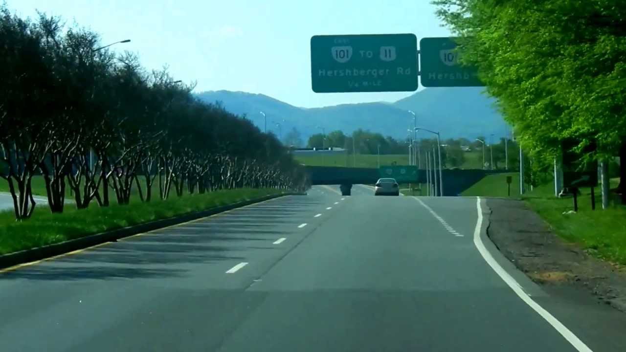 Roanoke Airport to Downtown Roanoke on I 581