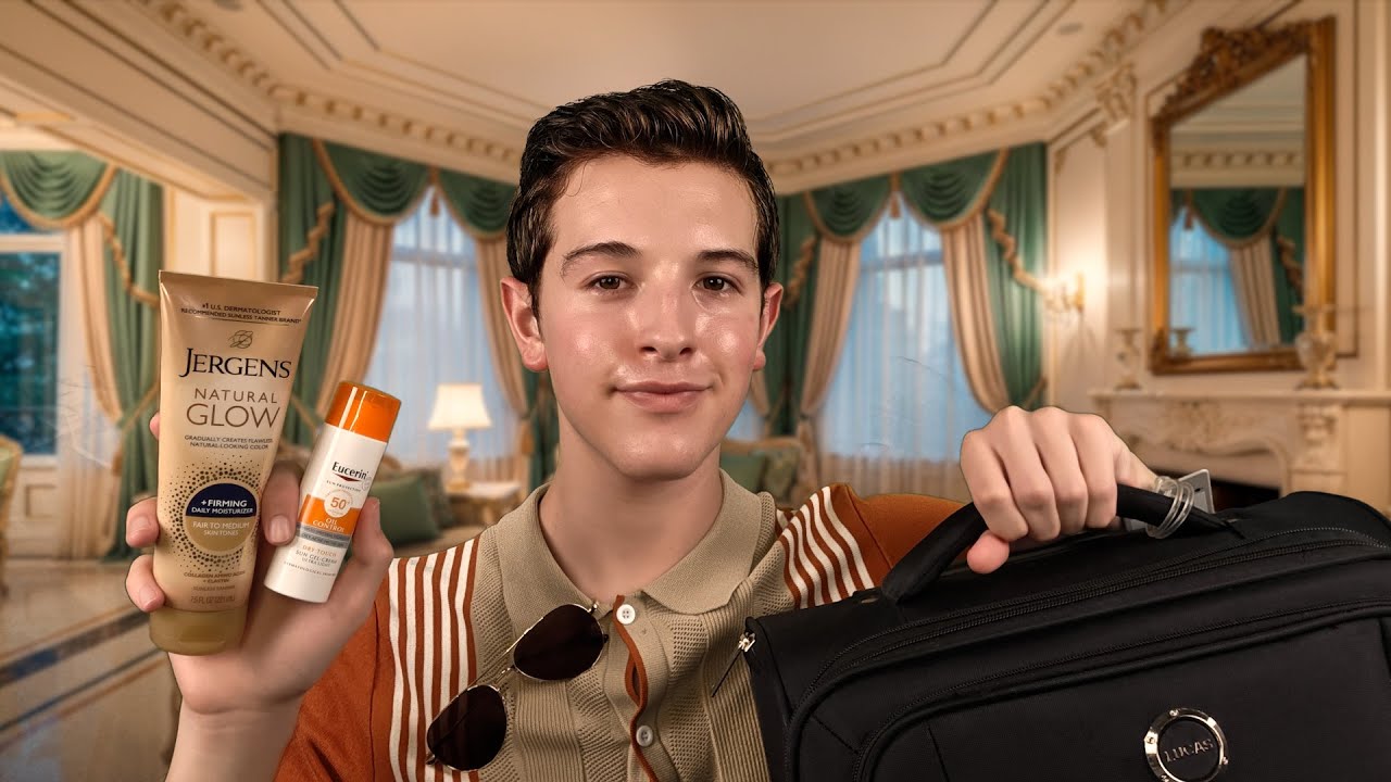ASMR Rich Friend Helps You Pack for Your Luxury Vacation 🌴