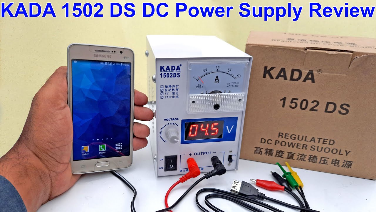 Digital regulated DC power supply Kada 1502 DS for mobile phone repairing review