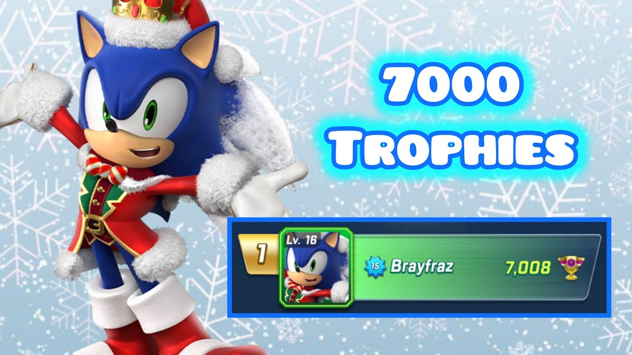 Sonic Forces Speed Battle: 7000 Trophies with Snowdrift Sonic 