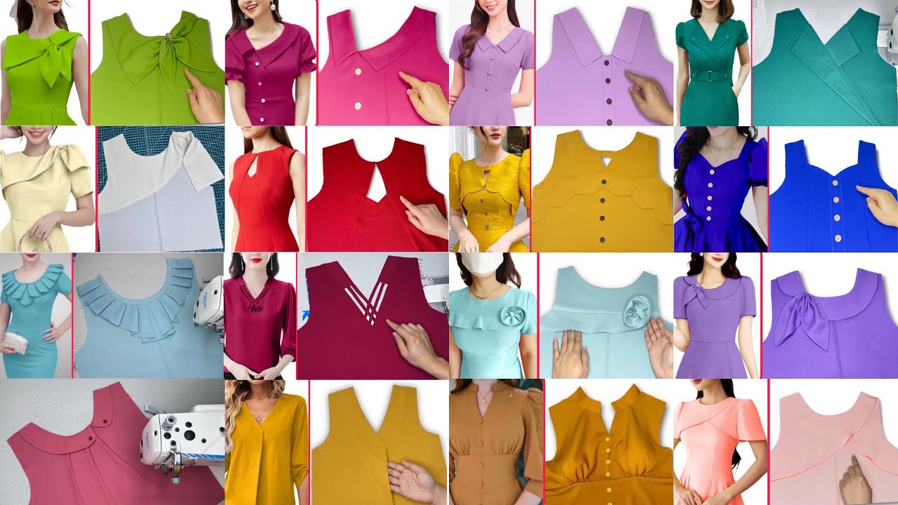 [16] Methods to Stitch Neck Design Ideas and Techniques for sewing lovers