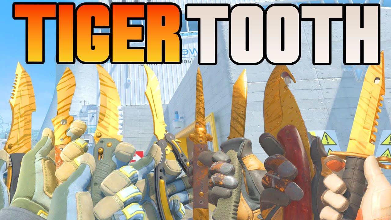 All Tiger Tooth Knives In CS2 | CS2 Knife Gameplay