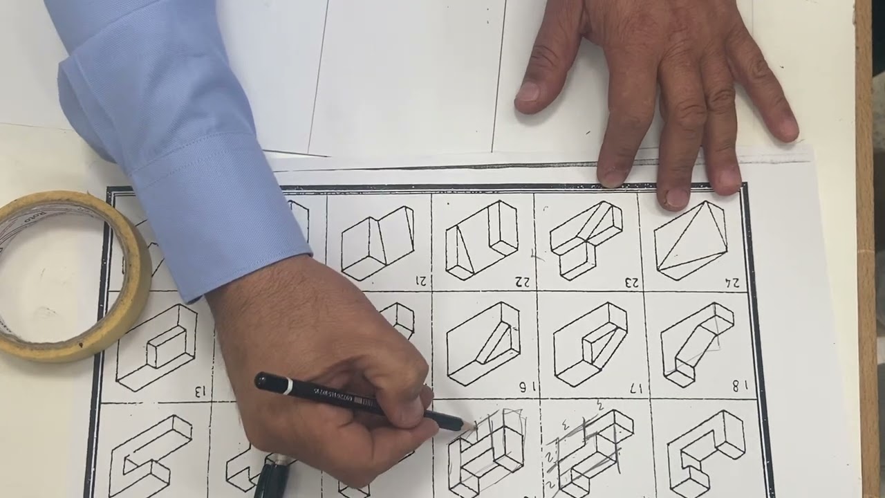 تمرين (١) ٢ الاسقاط وافراده _ دكتور عمر الشخيبي