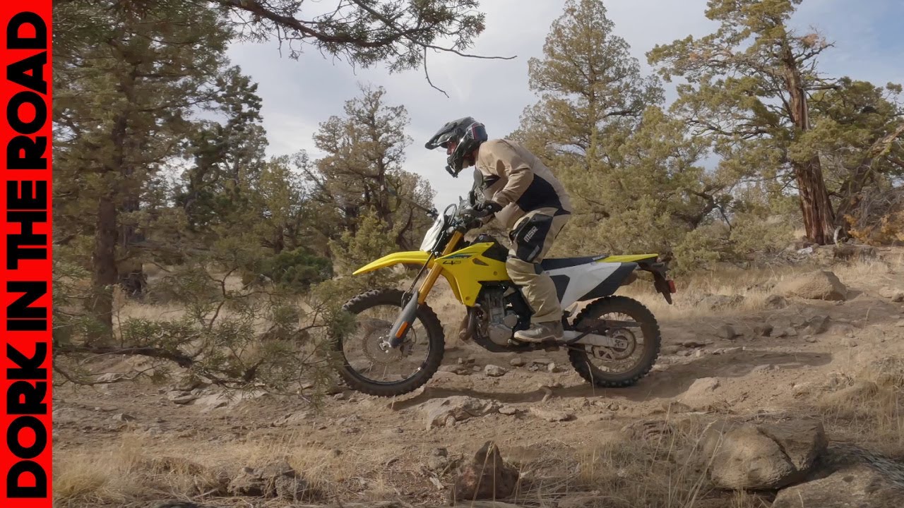 Suzuki DR-Z4s vs Central Oregon Rocks, Sand, and Singletrack