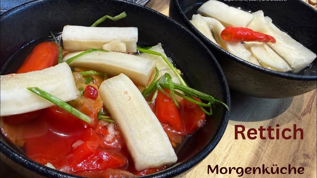 Rettich - sehr lecker #morgenküche #Rettich #radish