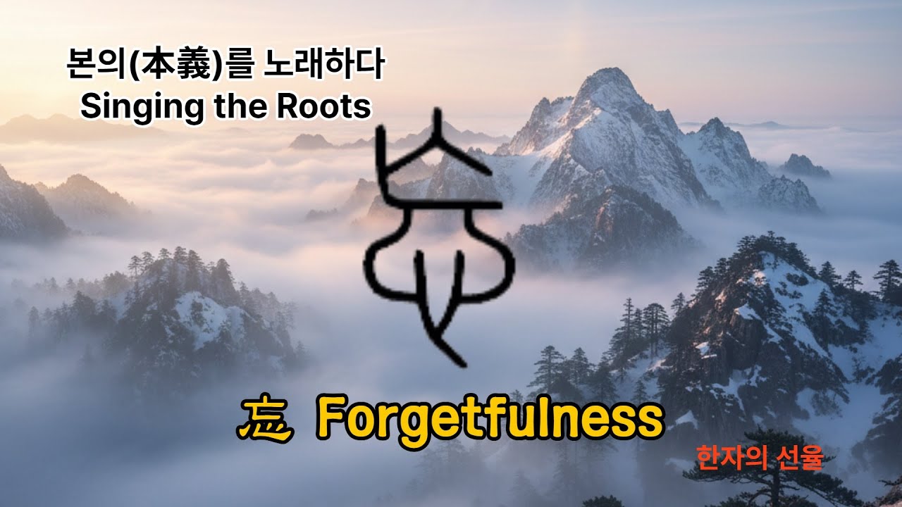 마음의 여백: 망(忘)으로 빚어낸 고요