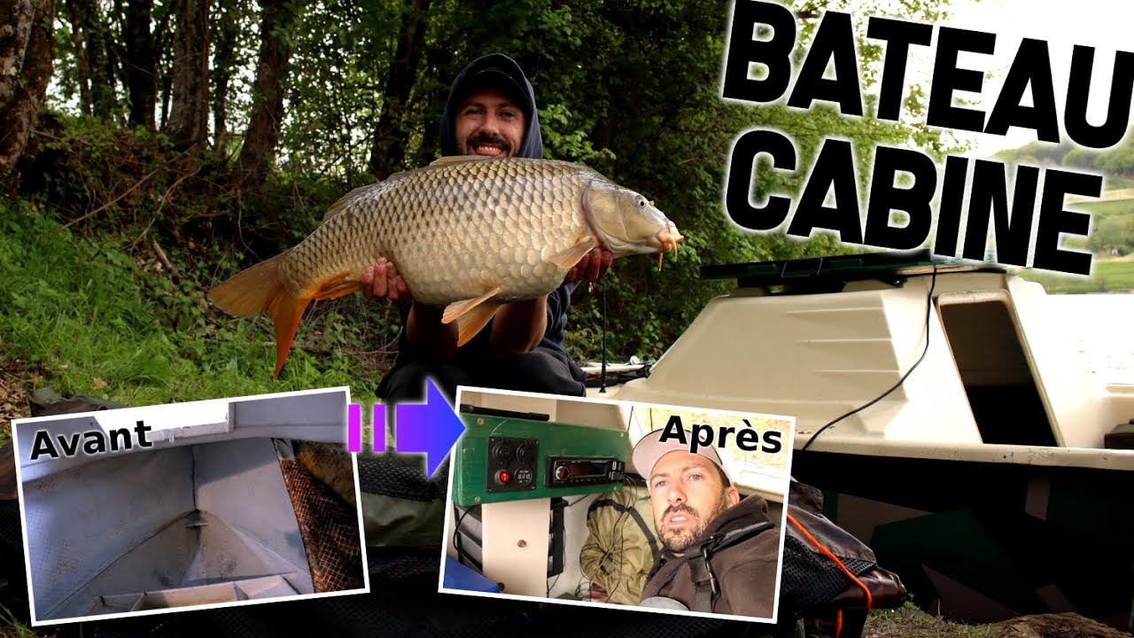 ⚓ Première sortie 2019 en BATEAU CABINE | Pêche de la carpe