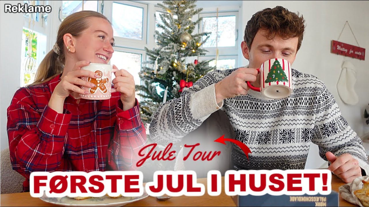 FØRSTE JUL I HUSET! SÆTTER JULELYS OP & OVERNATTER I HYGGELIGSTE AIRBNB!!