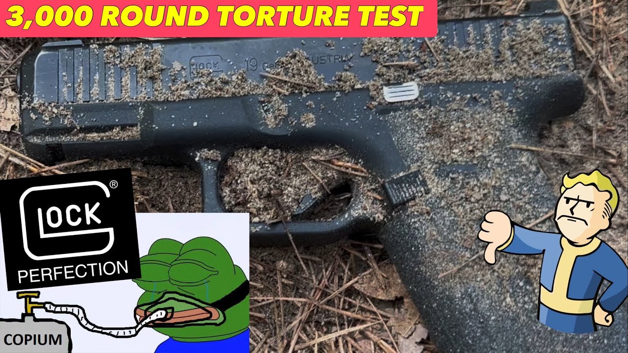 Glock 19 Gen 5 Torture Test - 3,000 Rounds of Disappointment 