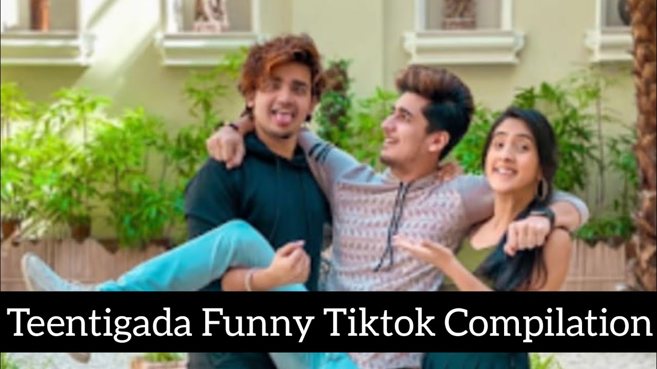 Teentigada Funny tik tok compilation ❤️. Sameeksha/Vishal/Bhavin💜. #teentigada
