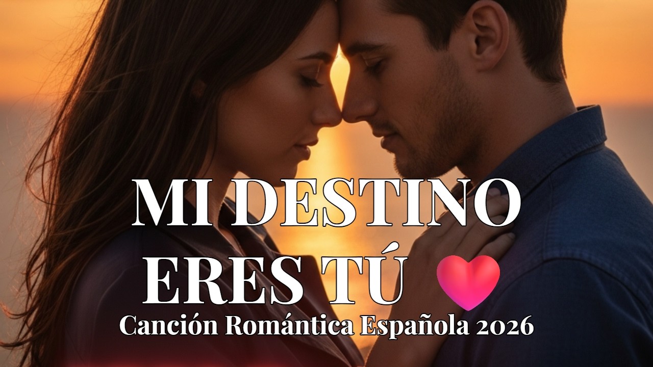 MI DESTINO ERES TÚ ❤️ Canción Romántica Española 2026 Para Dedicar