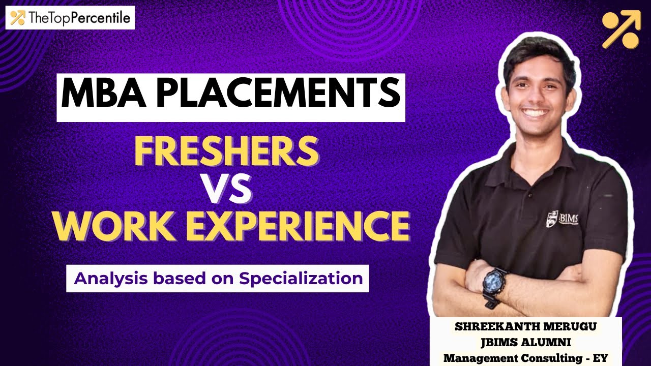 Does Experience Really Matter? MBA Placements: Freshers vs Work Ex!🧐