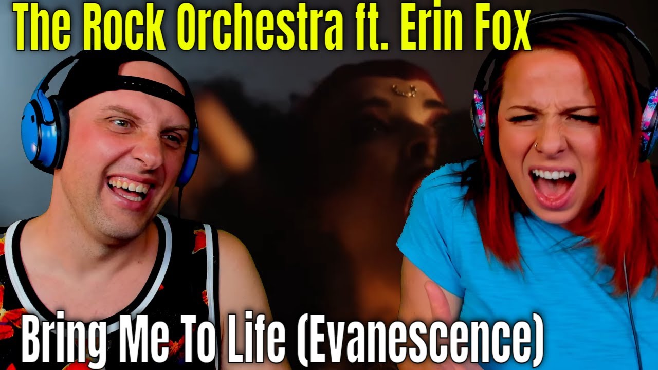 The Rock Orchestra - Bring Me To Life (Evanescence) ft. Erin Fox | THE WOLF HUNTERZ REACTIONS