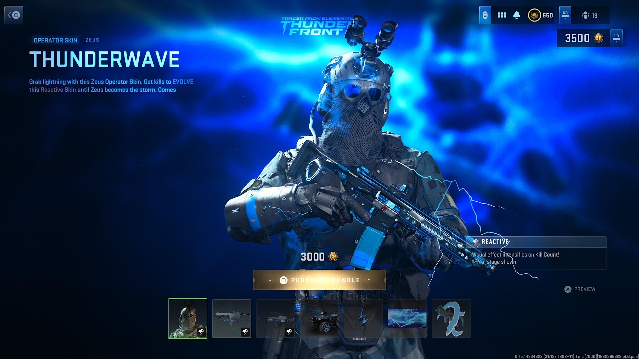 THE NEW THUNDER FRONT BUNDLE IS O.P